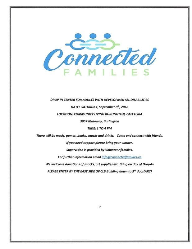 New!!!! Connected Families DROP-IN CENTRE New!!!! Connected Families DROP-IN CENTRE